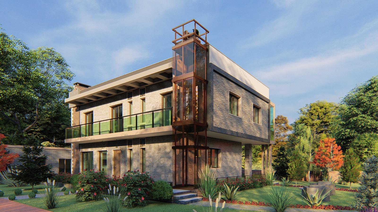 Aresforti modern home lift installed in a stylish living space, enhancing accessibility and comfort.